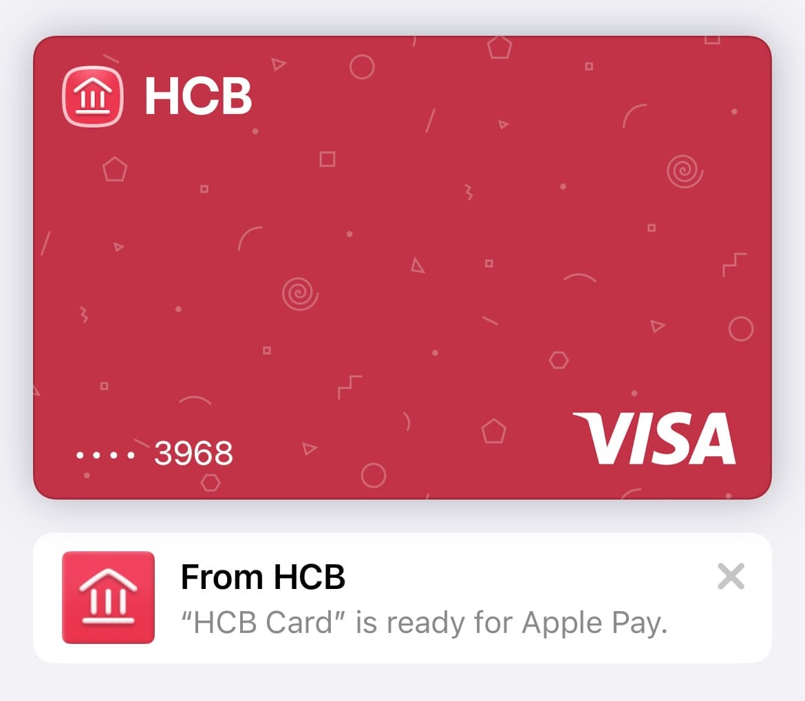 New Apple Wallet card design